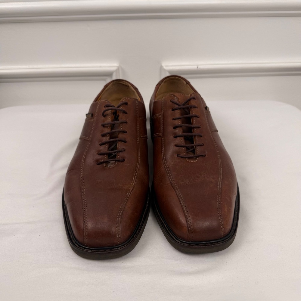Mephisto Mens Brown Leather Goodyear Welted Oxford Shoes 8135311071 Size 8